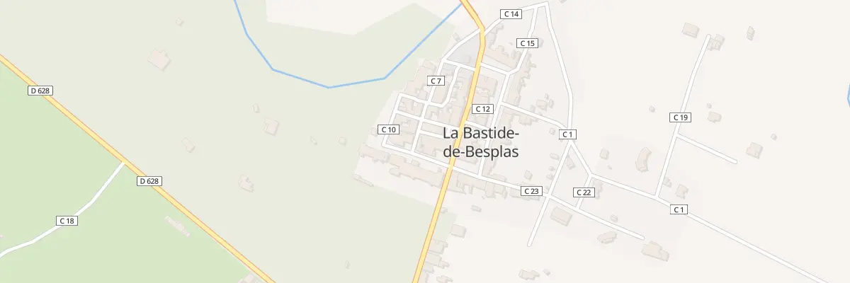 Plan du 3 Rue Poisson à La Bastide-de-Besplas