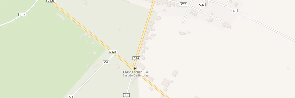 Plan du 19 Rue Grand Chemin à La Bastide-de-Besplas