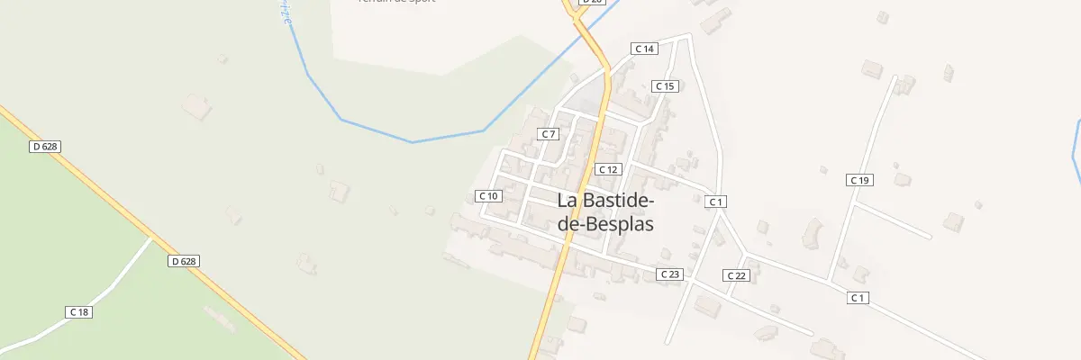 Plan du 8 Rue du Presbytère à La Bastide-de-Besplas