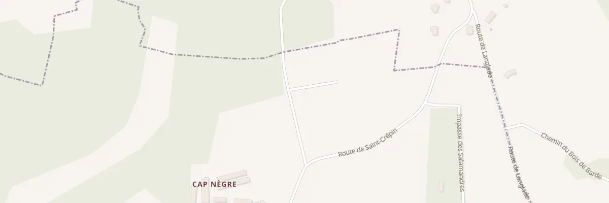 Plan du 100 Che de Cap Nègre à Proissans