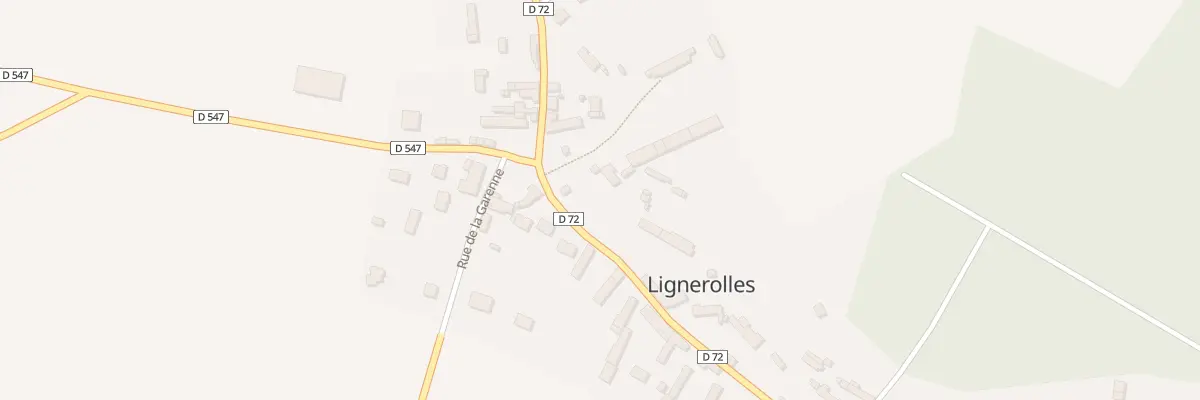 Plan du 22 Rue de Faverolles à Lignerolles