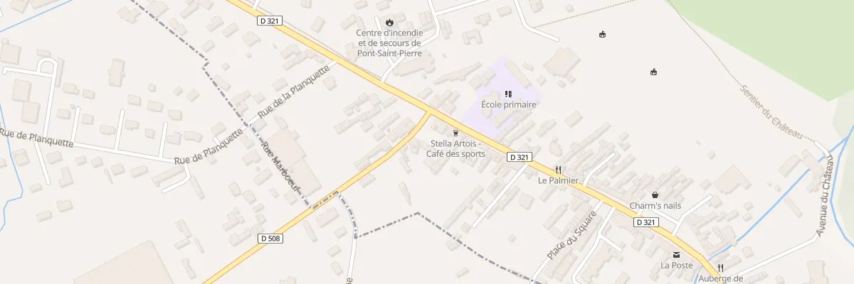 Plan du 1T Rue Blingue à Pont-Saint-Pierre