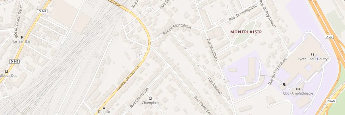 Plan du 52 Rue Pierre Sémard à Limoges