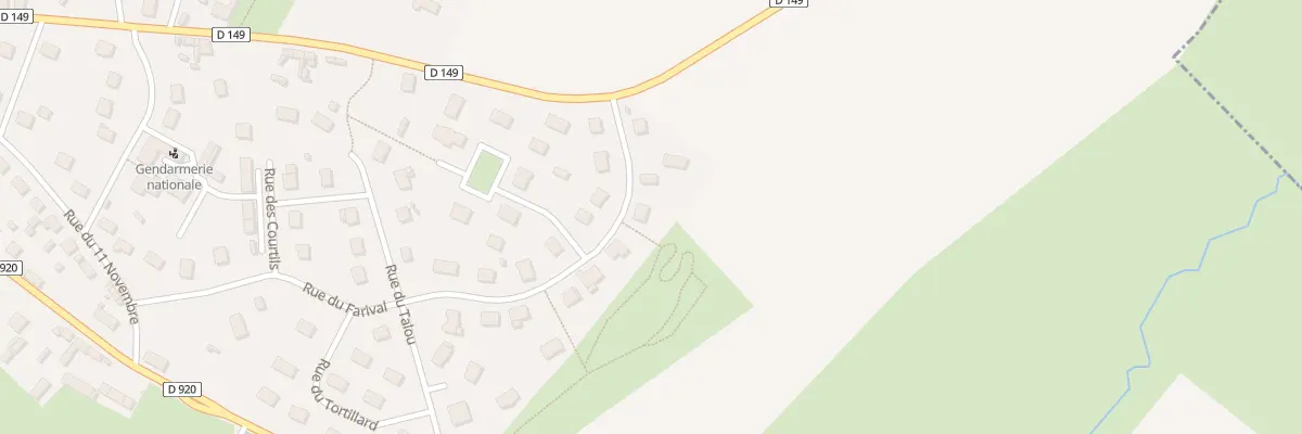 Plan du 382 Rue du Farival à Envermeu