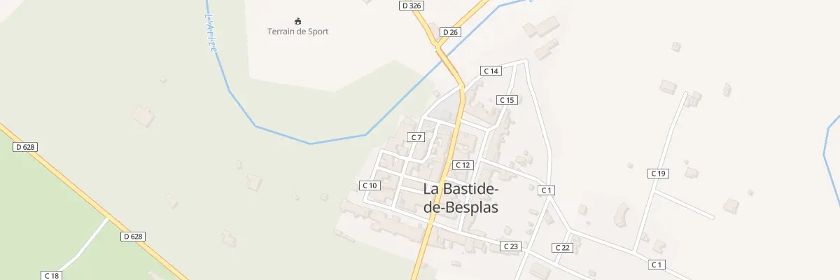 Plan du 14 Rue des Nobles à La Bastide-de-Besplas