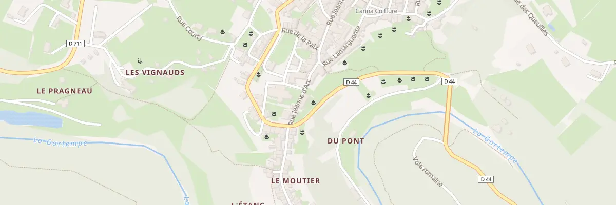 Plan du 5417 Rue Jeanne d’Arc à Châteauponsac