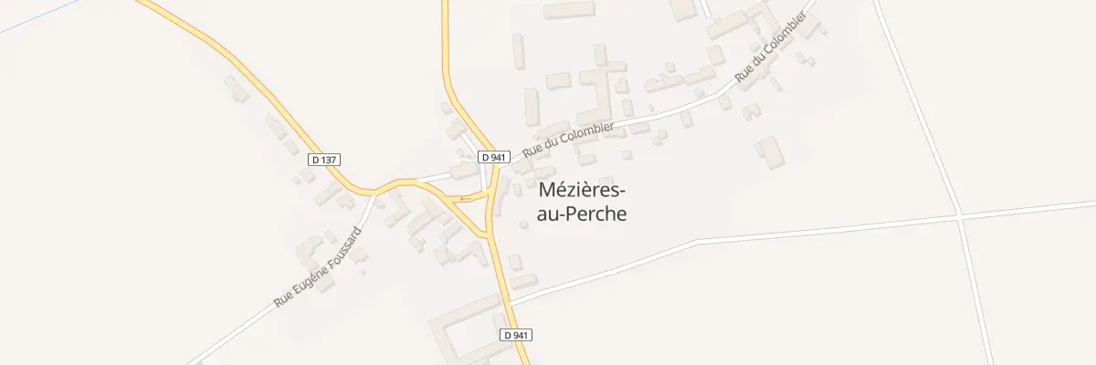 Plan du 4 Rue du Colombier à Dangeau