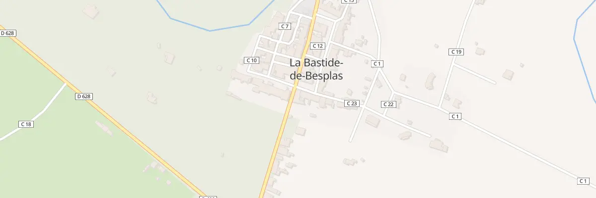 Plan du 1 Rue Grand Chemin à La Bastide-de-Besplas