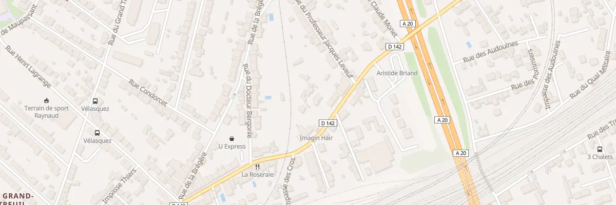 Plan du 179 Rue Aristide Briand à Limoges
