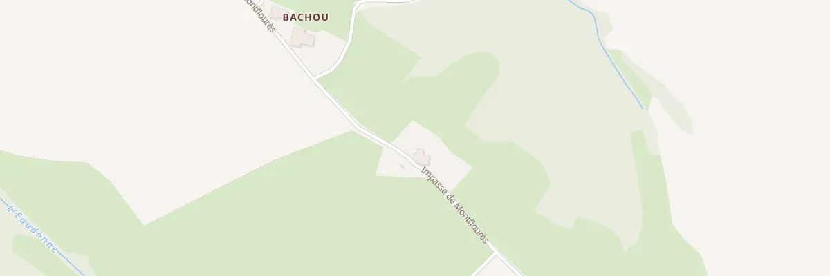 Plan du 25 Bachou à Latrape