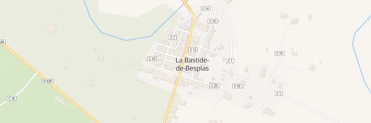Plan du 2 Rue Etroite à La Bastide-de-Besplas