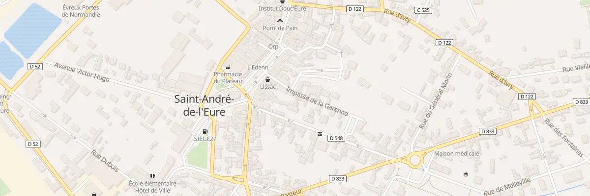 Plan du 2B Imp de la Garenne à Saint-André-de-l’Eure