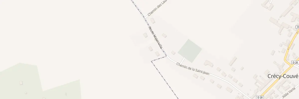 Plan du 1 Rte Majainville à Saulnières