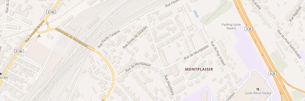 Plan du 47 Rue de Montlhéry à Limoges