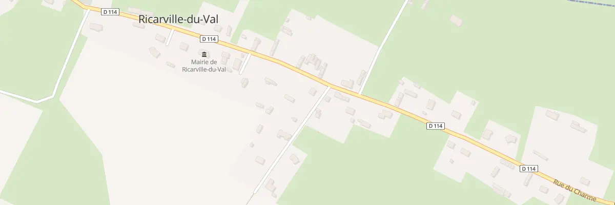 Plan du 5010A Le Bourg à Ricarville-du-Val