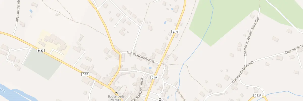 Plan du 2 Rue Notre Dame à Solignac