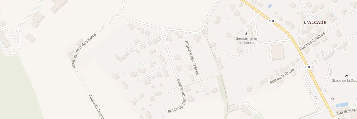Plan du 5430F Combe Poujade à Luzech