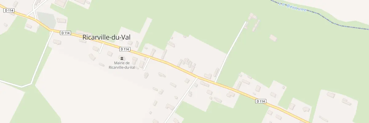 Plan du 13 Rue du Charme à Ricarville-du-Val