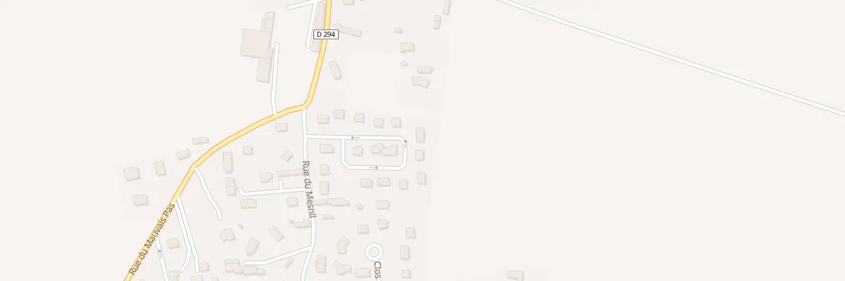 Plan du 6 Rue du Mesnil à Mesnil-Raoul