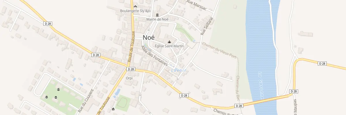 Plan du 6 Rue de l’Eglise à Noé