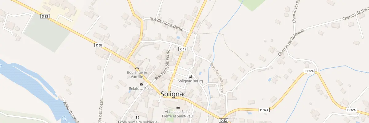 Plan du 5082 Pl Georges Lemaigre Dubreuil à Solignac