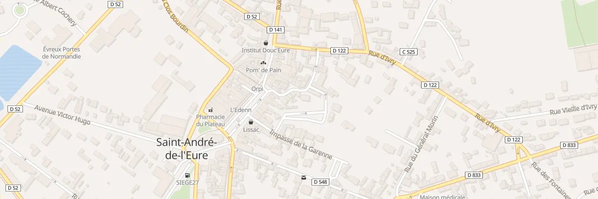 Plan du 10 Pas Gagé à Saint-André-de-l’Eure