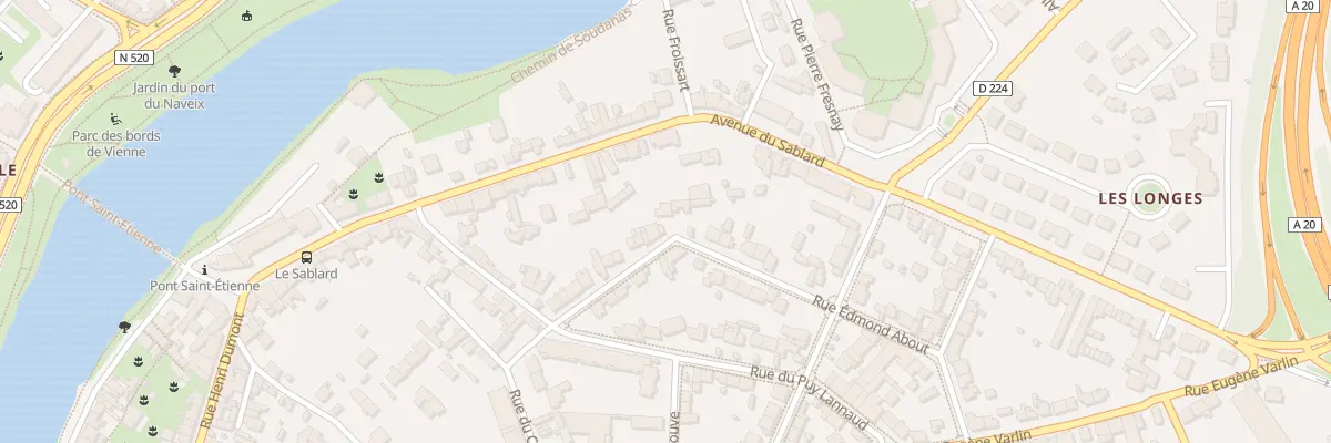 Plan du 21 Rue Edmond About à Limoges