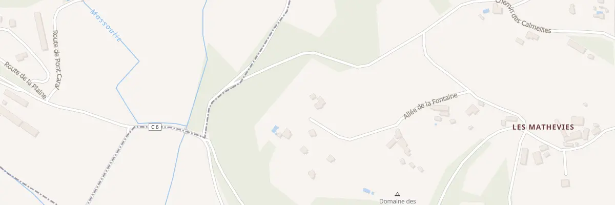 Plan du 402 All de la Fontaine à Sainte-Nathalène