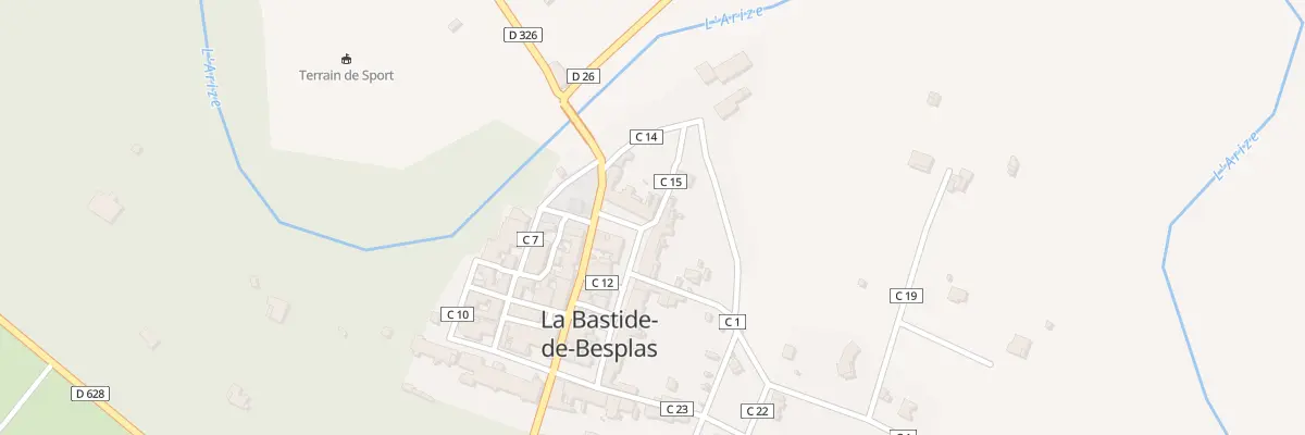 Plan du 102 La Bastide de Besplas à La Bastide-de-Besplas