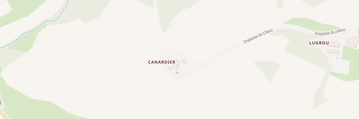 Plan du 150 Lugrou à Latrape
