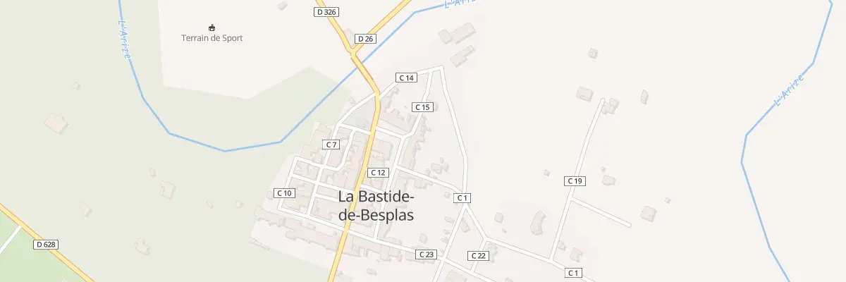 Plan du 10 Pl de l’Est à La Bastide-de-Besplas