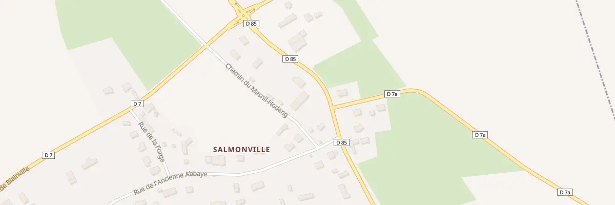 Plan du 50 Che du Mesnil-Hodeng à Servaville-Salmonville
