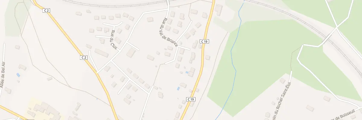 Plan du 13 Rue du Val de Briance à Solignac