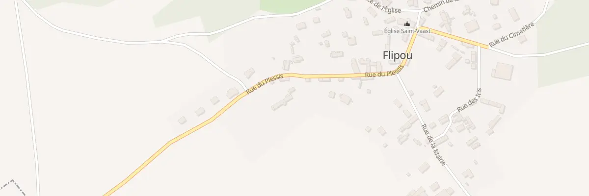 Plan du 18 Rte du Plessis à Flipou