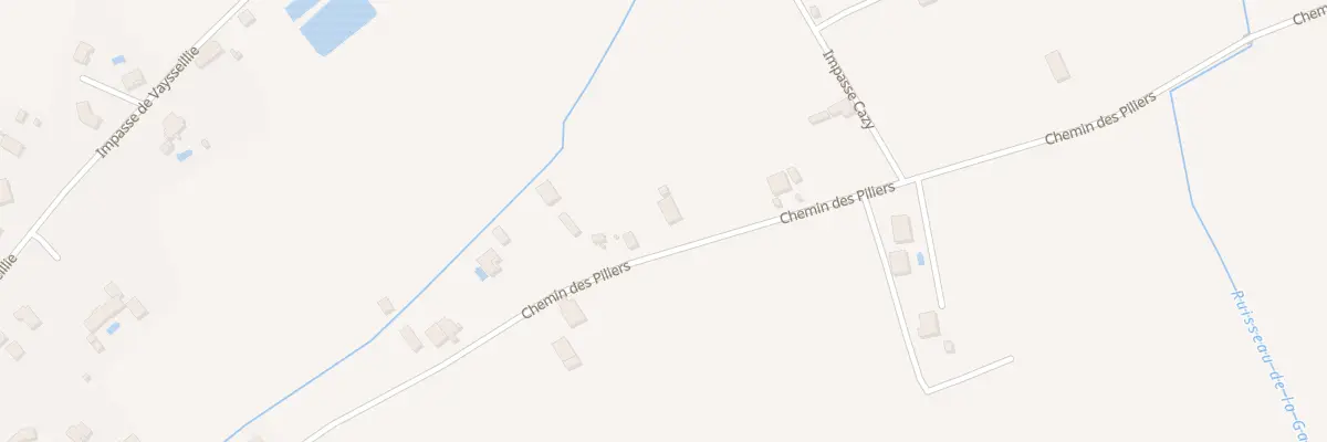Plan du 735 Che des Pilliers à Lacourt-Saint-Pierre