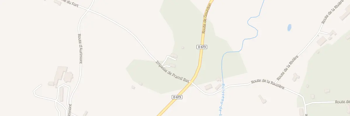 Plan du 5858F Pramil Bas à Salviac