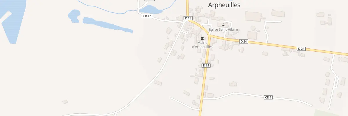 Plan du 7 Rte d’Ozance à Arpheuilles