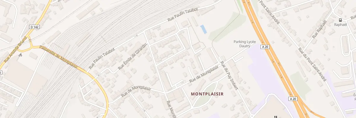 Plan du 14 Rue Justin Ninard à Limoges