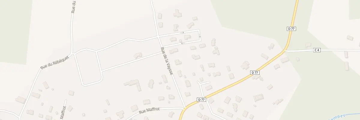 Plan du 140 Rue de la Vaysse à Montbartier
