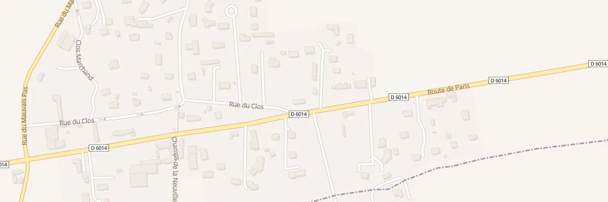 Plan du 445 Rte de Paris à Mesnil-Raoul