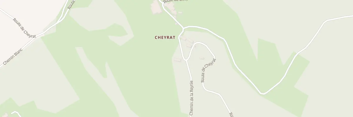 Plan du 28A Cheyrat à Coly-Saint-Amand