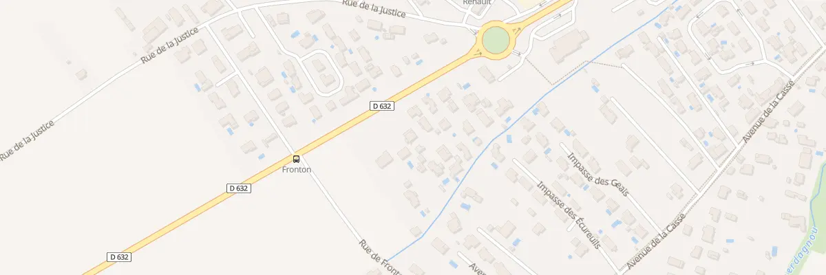Plan du 58 Rte de Lombez à Plaisance-du-Touch