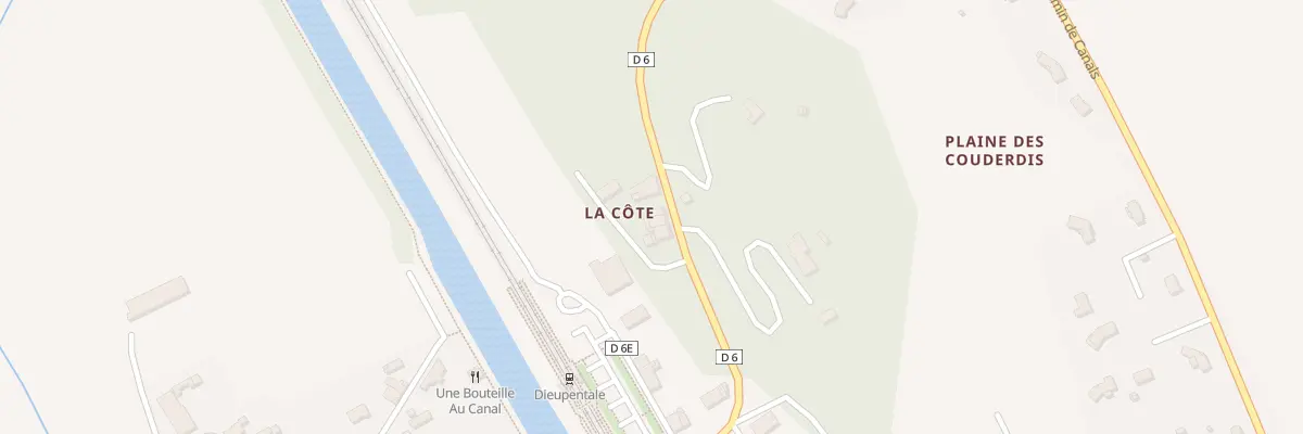 Plan du 5134 La Cote à Dieupentale