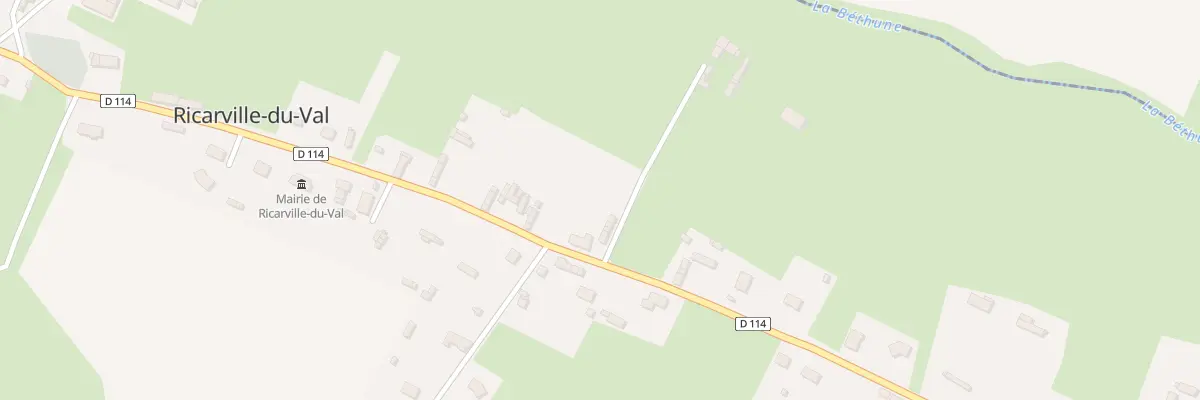 Plan du 5022 Le Bourg à Ricarville-du-Val