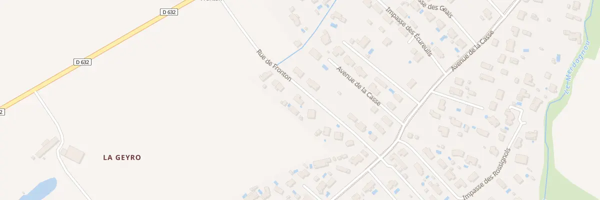 Plan du 4 Rue de Fronton à Plaisance-du-Touch