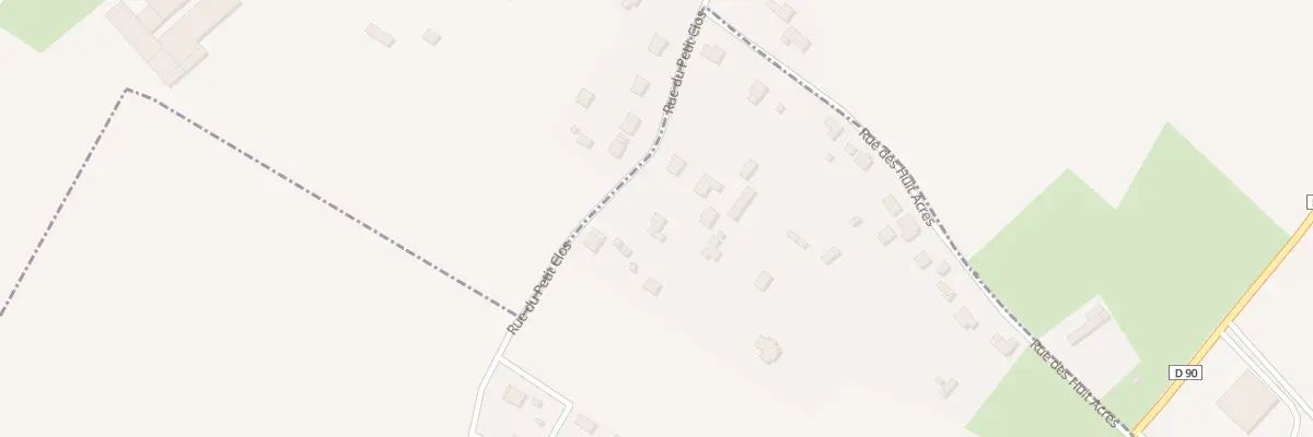 Plan du 5001 Le Coudray à Bierville