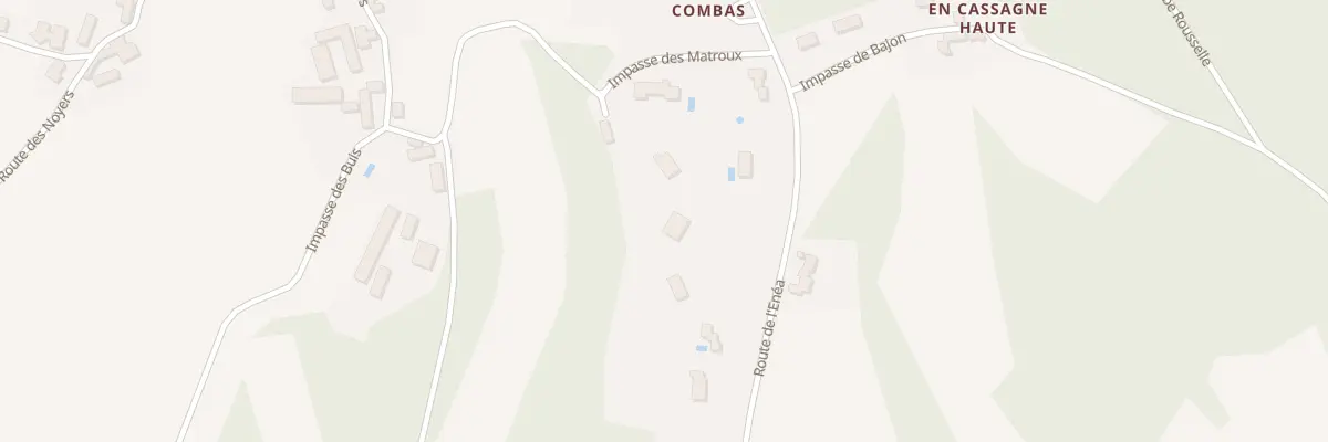 Plan du 237 Combas Est à Saint-Crépin-et-Carlucet