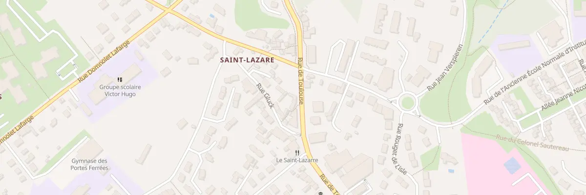 Plan du 182 Rue de Toulouse à Limoges