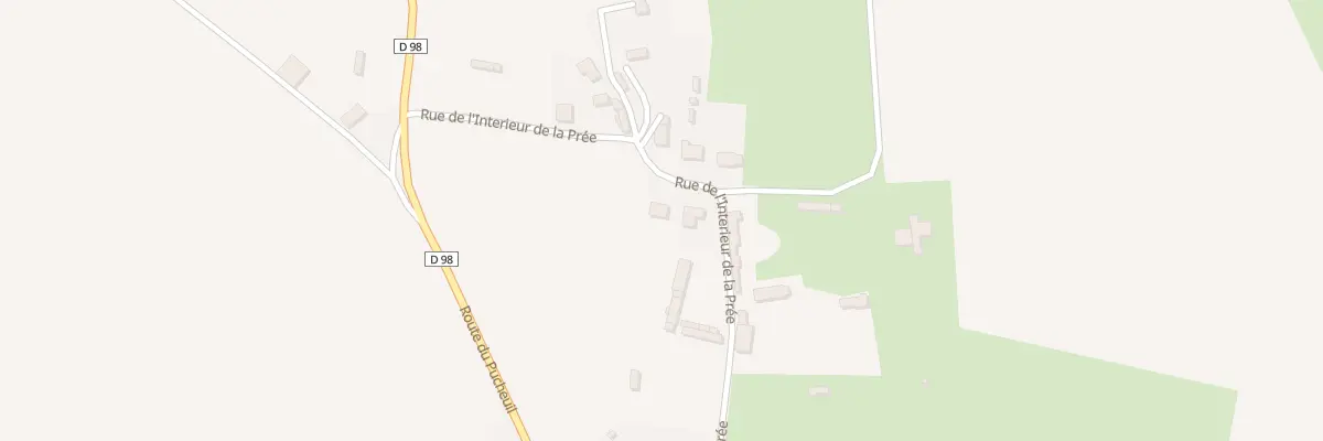Plan du 389 Rue de l’Intérieur de la Prée à Saint-Martin-Osmonville