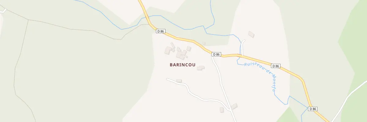 Plan du 57 Barincou à Montbrun-Bocage